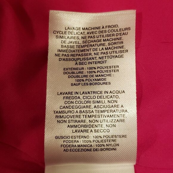 Columbia Girl's Pink Blue Grey Camo Print White Polka Dot Hooded Fleece Jacket L - Picture 4 of 12